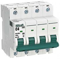 Выключатель автоматический DEKraft ВА-103 4п 4А C 6кА картинка